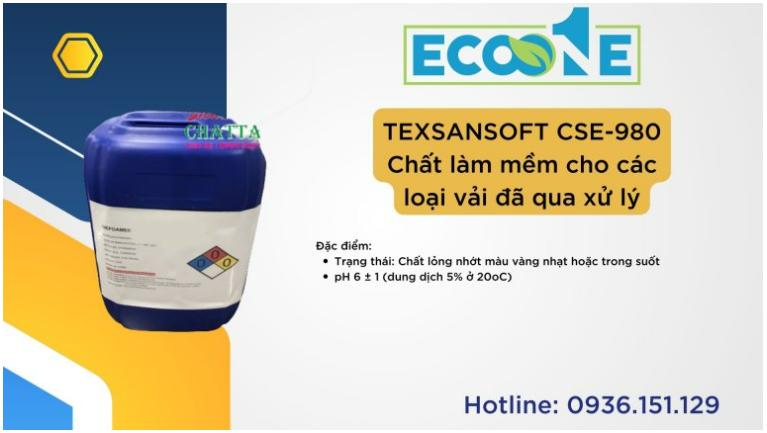 TEXSANSOFT CSE-980 Chất làm mềm cho các loại vải đã qua xử lý